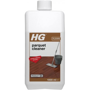 HG Parquet Cleaner  – Concentrated Mopping Parquet Floor Cleaner - for Regular Cleaning Without Streaks - Fresh-Smelling 1000 ml