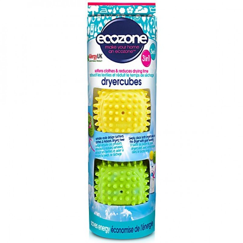 Ecozone soften clothes & reduce drying time - dryer cubes