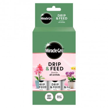 Miracle Gro Pack Of 3 Drip & Feed Liquid Orchid Plant Food 32ml Ready To Use