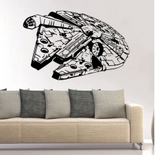 wall sticker 3d  Art Design Star Wars Decal Decor Kids Geek Gamer Removable 