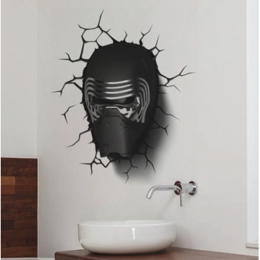  wall sticker 3d Star Wars Kylo Ren Mask Wall Sticker