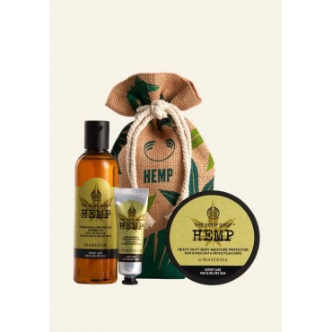 The Body Shop Hard-Grafting Hemp Body Gift Set Nourish Ultra-Dry Skin