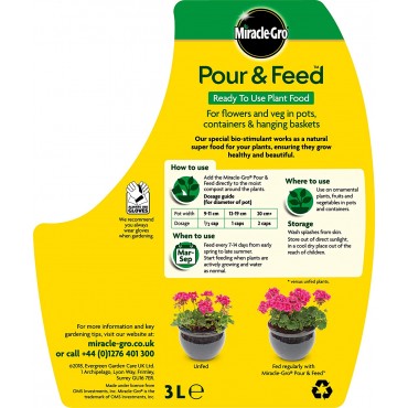 Miracle-Gro Pour & Feed Plant Food 3L