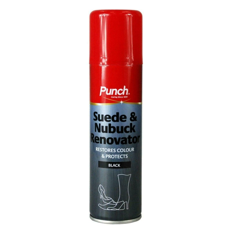 Punch Suede Nubuck Renovator Spray Black 200ml