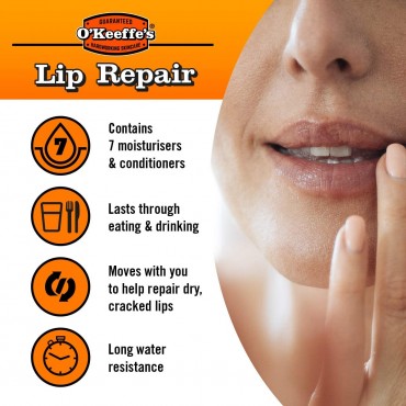 O'Keeffe's Lip Repair Cooling Relief Stick, Orange  4.2g