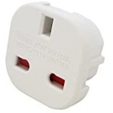 Travel Adapter Plug (UK TO US/AUS/CANADA, White)