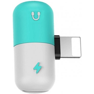 Charging and Listening Capsule Shape Splitter Adapter for iPhone