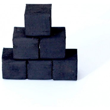 Coconut Charcoal Coal Premium Coconut Charcoal Coal  1 kg - 72 Pieces