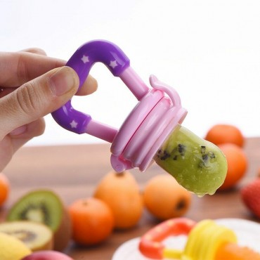 Baby Feeding Dummy Nibbles Weaning Nutrition Pacifier Fresh Food Fruit Feeder