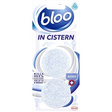Bloo In Cistern Clear Water Bleach 2 x 50g