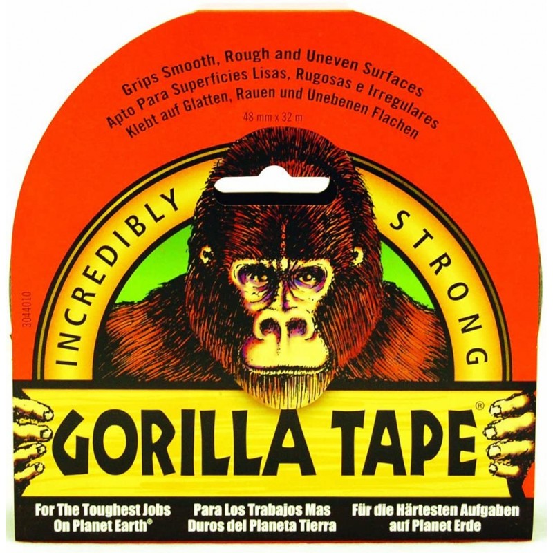 Gorilla Tape Black 48mm x 11m Stronger Thicker Tougher All Weather Durable Tape 